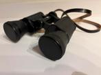 Vintage verrekijker 8x40 met leren tas, Ophalen, Gebruikt, Porro (met knik), 8 tot 12x