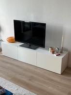 Ikea Besta TV meubel wit (BESTÅ) 180cm, Ophalen, Gebruikt, 150 tot 200 cm, Minder dan 100 cm