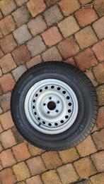 Caravan reserveband + Velg, Ophalen