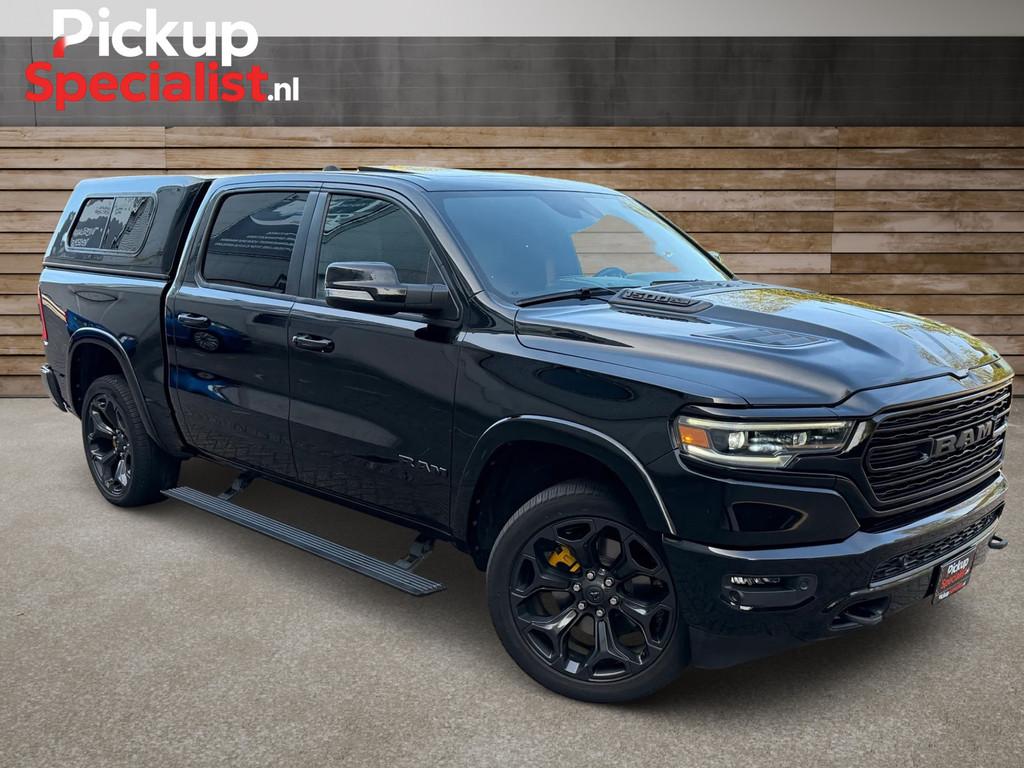 Dodge Ram 1500 5.7 V8 4x4 Crew Cab Limited , STERRENHEMEL ,, Auto's, Automaat, Verwarming stoelen achter, Zwart, Zwart