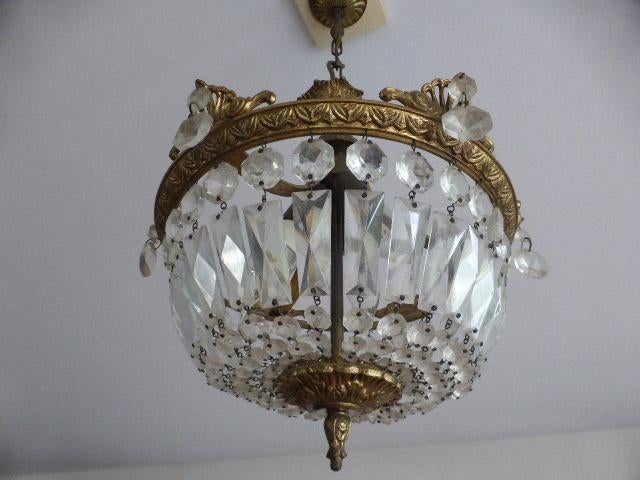 Italiaanse Zakkroonluchter, Ophalen of Verzenden, Gebruikt