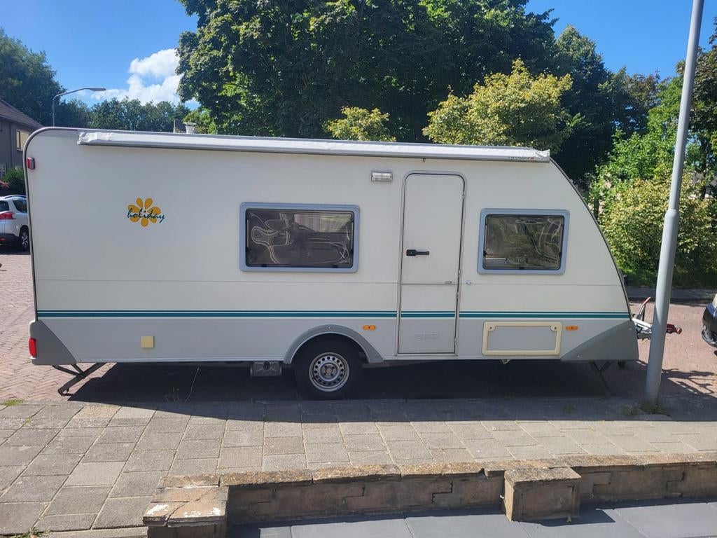 Eifelland 5603 Caravan - Compleet en Klaar voor Gebruik, 750 - 1000 kg, 6 tot 7 meter, Kachel, Dwarsbed