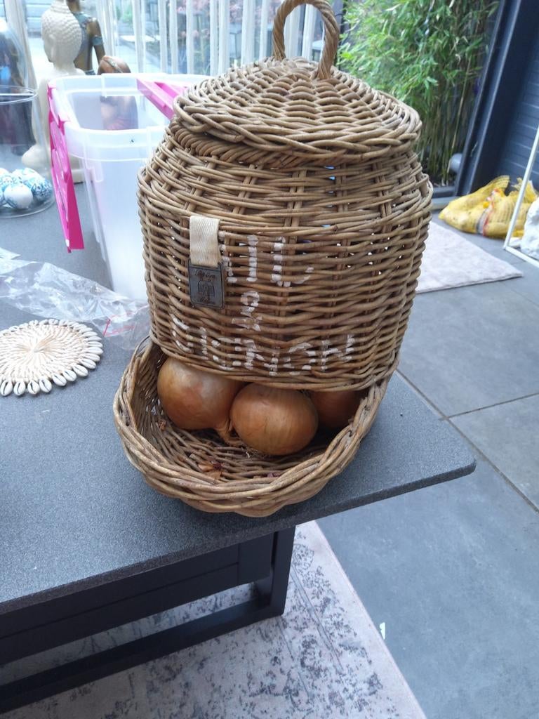 Riviera maison  uienmand  gebruikt  oude xoll, Huis en Inrichting, Woonaccessoires | Schalen en Manden, Ophalen of Verzenden, Gebruikt