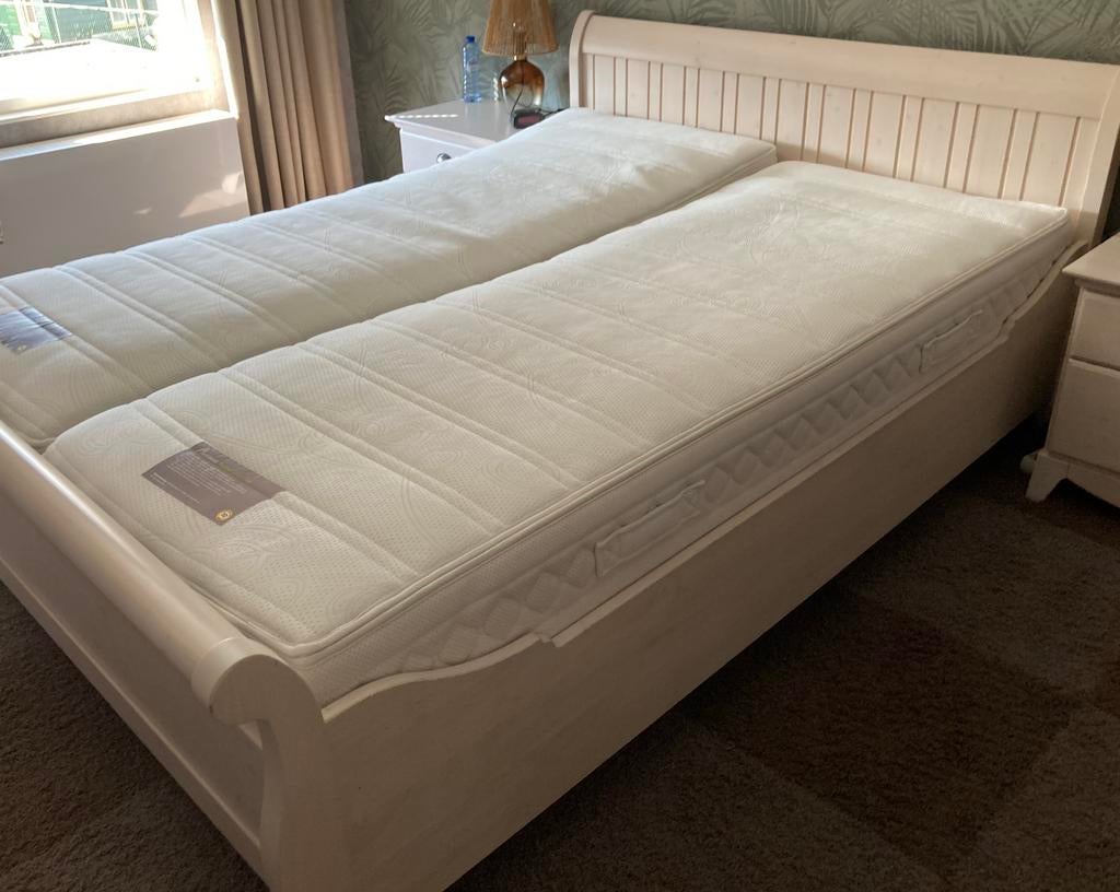 Tweepersoonsbed 160x210 cm, Ophalen, Gebruikt, Tweepersoons, 160 cm