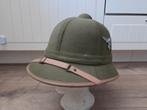 Duitse Tropenhelm Luftwaffe - 1e model groen, Ophalen of Verzenden, Luchtmacht, Duitsland, Helm of Baret