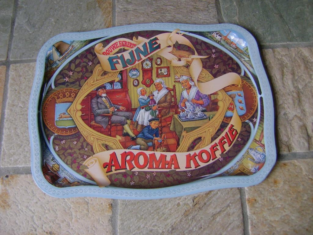 Dienblad Douwe Egberts - Ziet er als nieuw uit., Ophalen of Verzenden, Zo goed als nieuw, Gebruiksvoorwerp