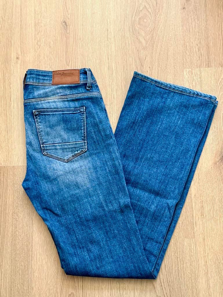 Colins Jeans Blauw • Maat XS, Ophalen of Verzenden, Gedragen, Blauw, Overige jeansmaten