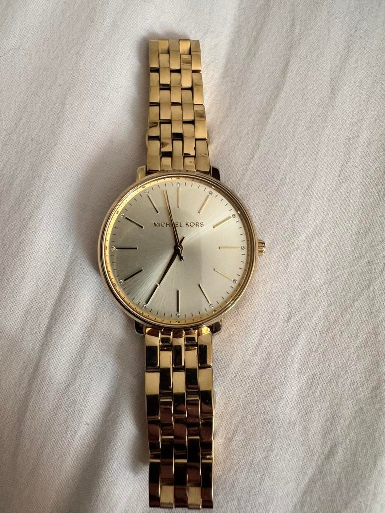Michael Kors horloge goud dames, Ophalen, Zo goed als nieuw, Goud, Overige merken
