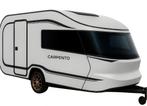 Nieuwe Concept Lichtgewicht Carpento caravans 2027 model, Caravans en Kamperen, Bedrijf, Treinzit, 500 - 750 kg, Eriba