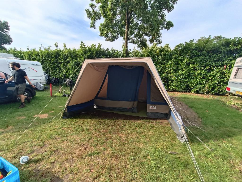 Brand katoenen tent, Ophalen, Gebruikt, Tot en met 4