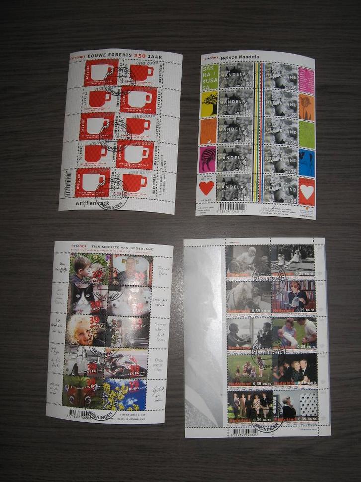 Nederland 2003 t/m 2004, 12 vellen, Gestempeld., Postzegels en Munten, Postzegels | Nederland, Gestempeld, Na 1940, Verzenden