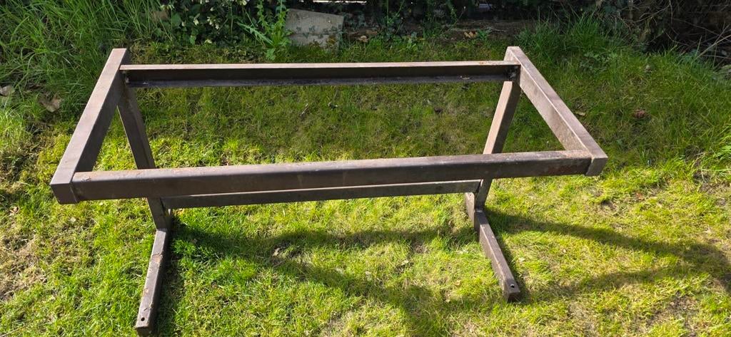 Werkbank 124x57x72, Doe-het-zelf en Verbouw, Werkbanken, Ophalen, Gebruikt, 120 tot 170 cm