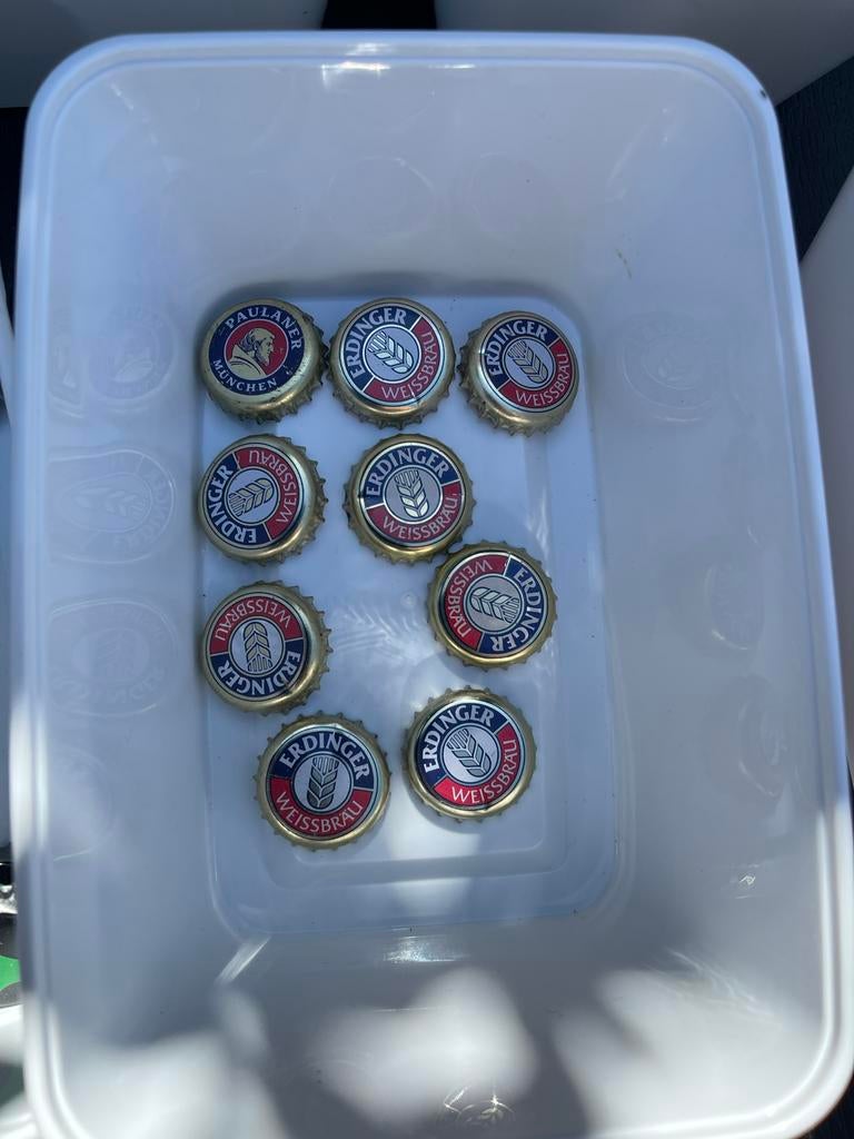 Erdinger Weissbräu en Paulaner Bierdoppen - Verzameling, Ophalen of Verzenden, Gebruikt, Overige typen, Overige merken