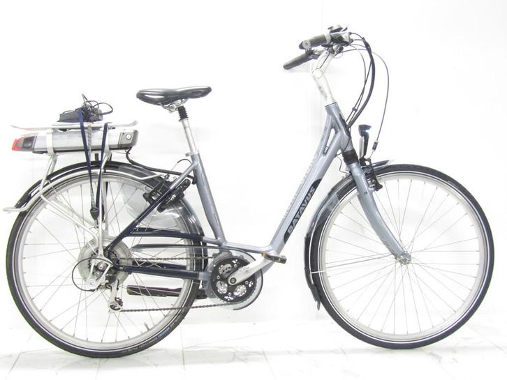 Batavus Mont blanc grijs dames 48cm 28inch, Fietsen en Brommers, Elektrische fietsen, Gebruikt, Batavus, 47 tot 51 cm