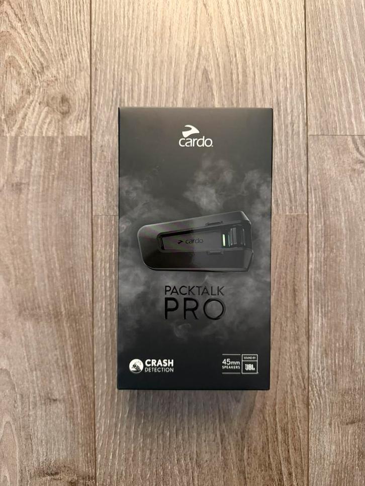 Cardo Packtalk Pro | Motor Intercom | JBL | Nieuw, Motoren, Kleding | Motorhelmen, Nieuw met kaartje, Verzenden
