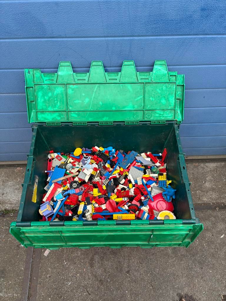 Grote bak met Lego stenen, Kinderen en Baby's, Speelgoed | Duplo en Lego, Ophalen, Gebruikt, Losse stenen, Lego