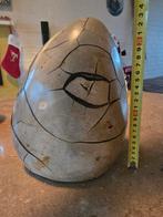 Zeer groot Septarie-ei met calcietkristallen - Madagascar, Ophalen of Verzenden