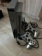 Sony Playstation 2 Silver met 22 games, compleet, Ophalen of Verzenden, Zo goed als nieuw, Zilver, Met 2 controllers
