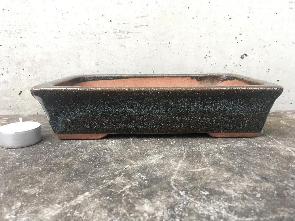 Bonsai schaal pot 23,5x14,5x5,5cm *****, Tuin en Terras, Bloempotten, Rond, Ophalen of Verzenden, Zo goed als nieuw, Aardewerk