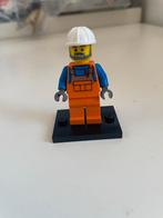 Lego Minifiguur bouwvakker cty0971, City, Lego, Ophalen of Verzenden, Zo goed als nieuw