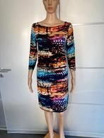 i505 Vanilia maat 38=M fleurige jurk jurkje blauw/rood, Maat 38/40 (M), Blauw, Vanilia, Ophalen of Verzenden