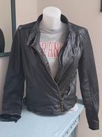 Zwart leren bikerjack, echt leer, maat S, Esprit EDC, Zwart, Ophalen of Verzenden, Zo goed als nieuw, Maat 36 (S)