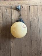 Vintage Jaren 50 Glazen Bol Lamp, Ophalen, Gebruikt, Glas, Minder dan 50 cm