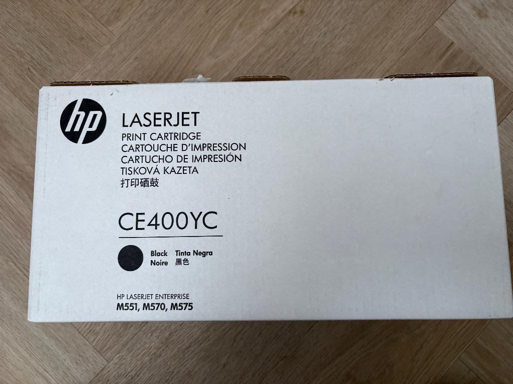 Originele toner HP CE400YC zwart (HP 507A) HP M551/M570/M575, Ophalen of Verzenden, Nieuw, Toner, HP (ORIGINEEL)