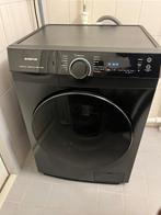 Inventum wasmachine (zwart), Witgoed en Apparatuur, Wasmachines, Ophalen, Zo goed als nieuw, 1200 tot 1600 toeren, 85 tot 90 cm