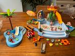 Playmobil Zwembad Groot en Klein met Glijbanen 6673 en 4858, Kinderen en Baby's, Speelgoed | Playmobil, Ophalen of Verzenden, Gebruikt