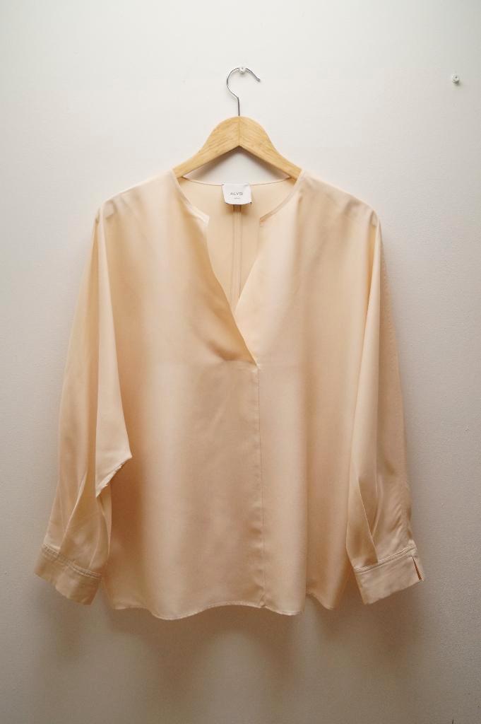 ALYSI BLOUSE MAAT 38-40, Kleding | Dames, Blouses en Tunieken, Zo goed als nieuw, Maat 38/40 (M), Geel, Verzenden