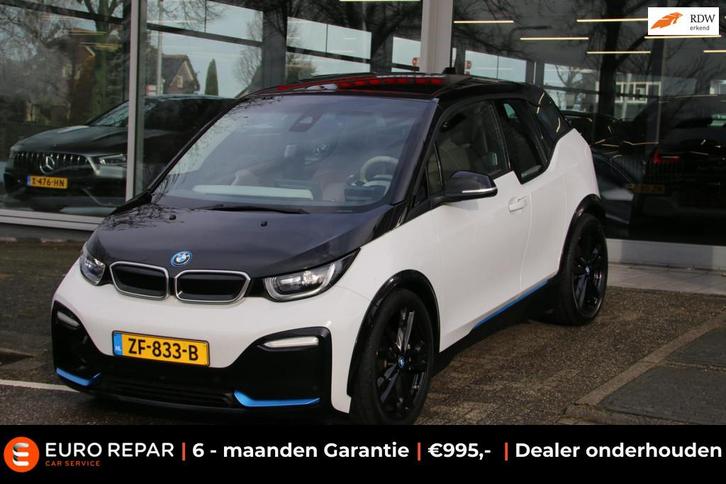 BMW I3 S Executive Edition 120Ah 42 kWh SOH 89%, Auto's, BMW, Bedrijf, Te koop, i3, ABS, Achteruitrijcamera, Adaptive Cruise Control