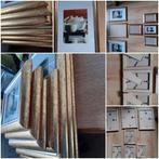 Fotolijsten met glas en goudbonte lijst. Totaalprijs €12,50!, Ophalen of Verzenden