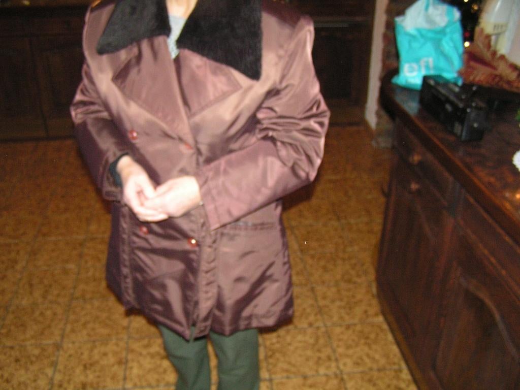 bruine dames winterjas maat 38 mooi uitgevoerd met pelskraag, Kleding | Dames, Jassen | Winter, Ophalen of Verzenden, Zo goed als nieuw