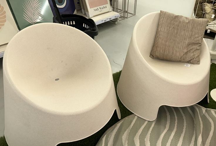 2 kuipstoelen tuin, Tuin en Terras, Ophalen, Zo goed als nieuw