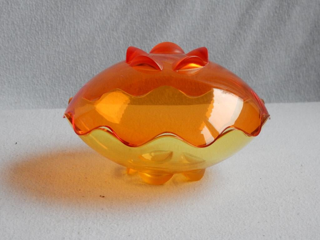 Tupperware Eleganzia Twin schaaltjes oranje/geel voor ha, Ophalen of Verzenden, Geel, Schaal