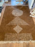 Wehkamp OWN Vloerkleed - Bruin met geometrische patronen, Ophalen, Gebruikt, Bruin, 200 cm of meer