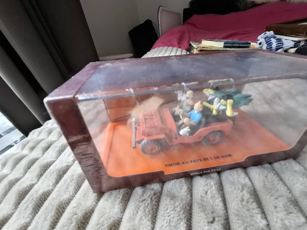 Kuifje auto mobiel, Verzamelen, Ophalen, Kuifje, Nieuw, Beeldje of Figuurtje