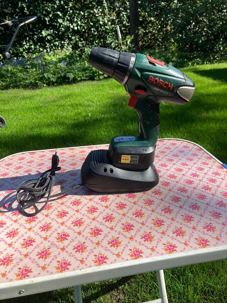 Bosch 18V accuboormachine incl. accu & lader, Ophalen of Verzenden, Gebruikt, Boor- en Schroefmachine
