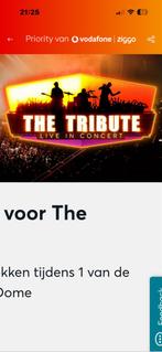 2 tickets tribute of the bands, Twee personen, April