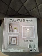 3 witte wandkubussen (in verpakking), Ophalen of Verzenden, Nieuw