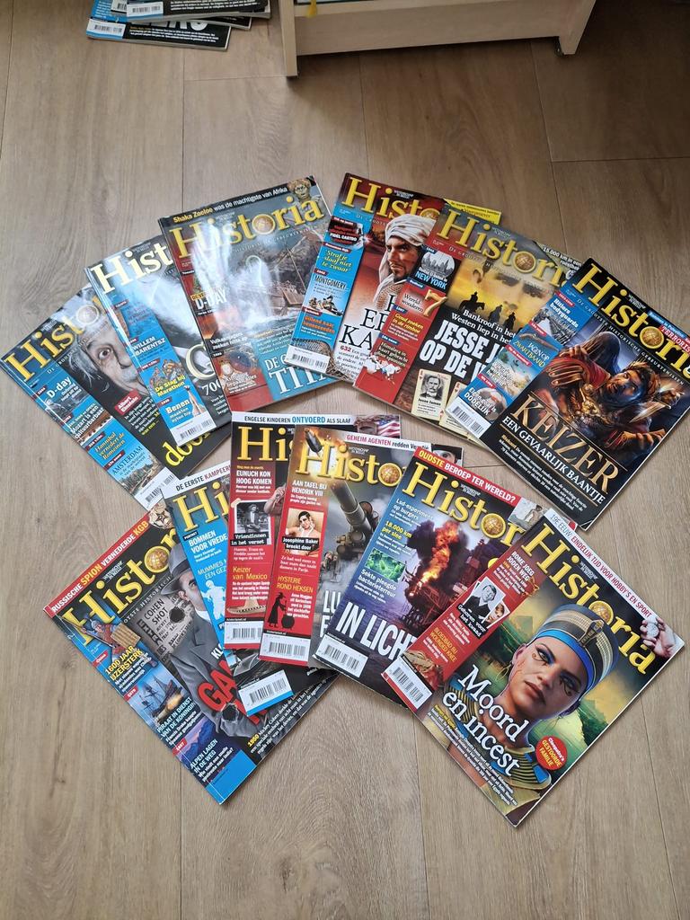 Historia magazine 12 x verschillende jaargangen, Boeken, Tijdschriften en Kranten, Ophalen of Verzenden, Gelezen