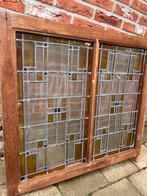 Glas in lood raam, Ophalen, Gebruikt, Minder dan 80 cm, Overige typen