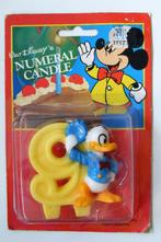 Walt Disney's Numeral Candle 9 Donald Duck Verjaardagskaars, Ophalen of Verzenden, Donald Duck, Zo goed als nieuw, Beeldje of Figuurtje