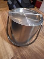 RVS IJsemmer met deksel en handvat, Ophalen of Verzenden, Gebruikt