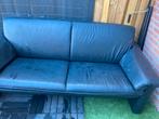 Zwart bankstel montel 2-en 2.5 zitter en 2x3 zitters ecoleer, Ophalen, Overige materialen, Minder dan 75 cm, Zo goed als nieuw