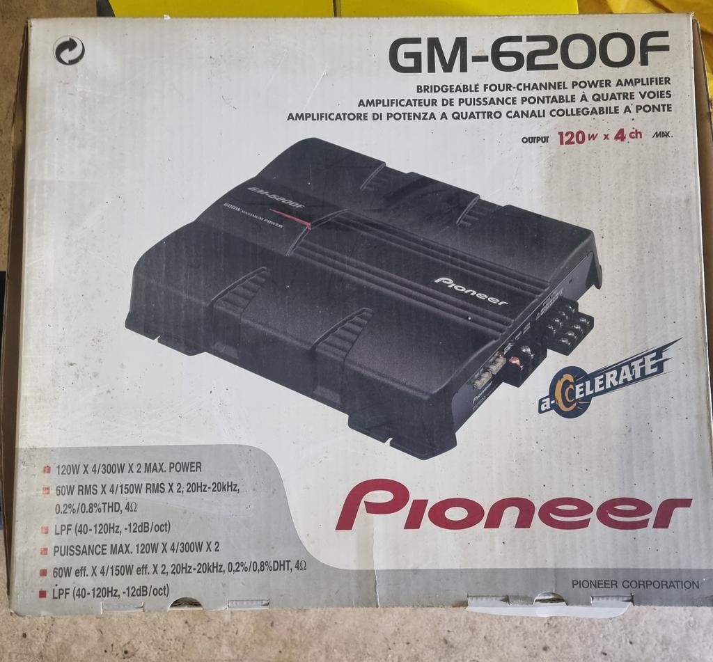Pioneer GM-6200F 120W x 4ch versterker, Ophalen