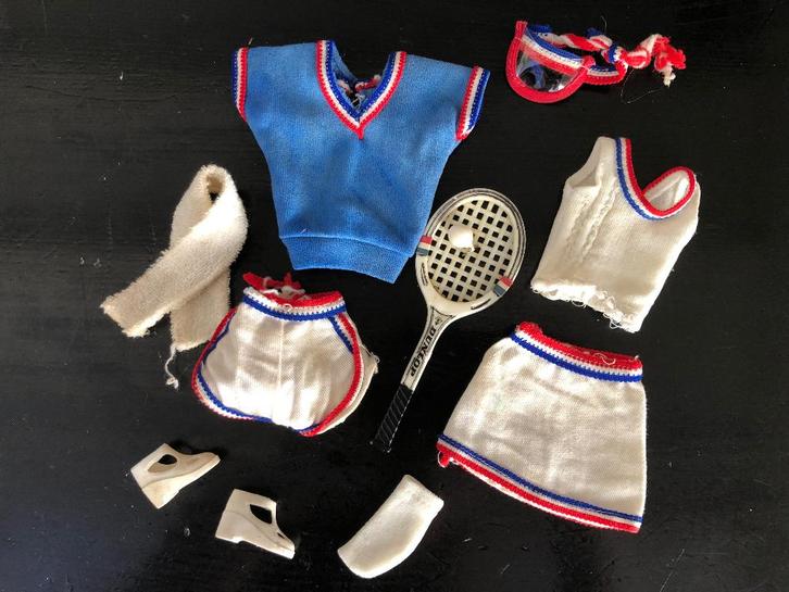 Fleur (Otto Simon) outfit #1228 Tennis (Sindy), Verzamelen, Poppen, Gebruikt, Kleertjes, Ophalen of Verzenden