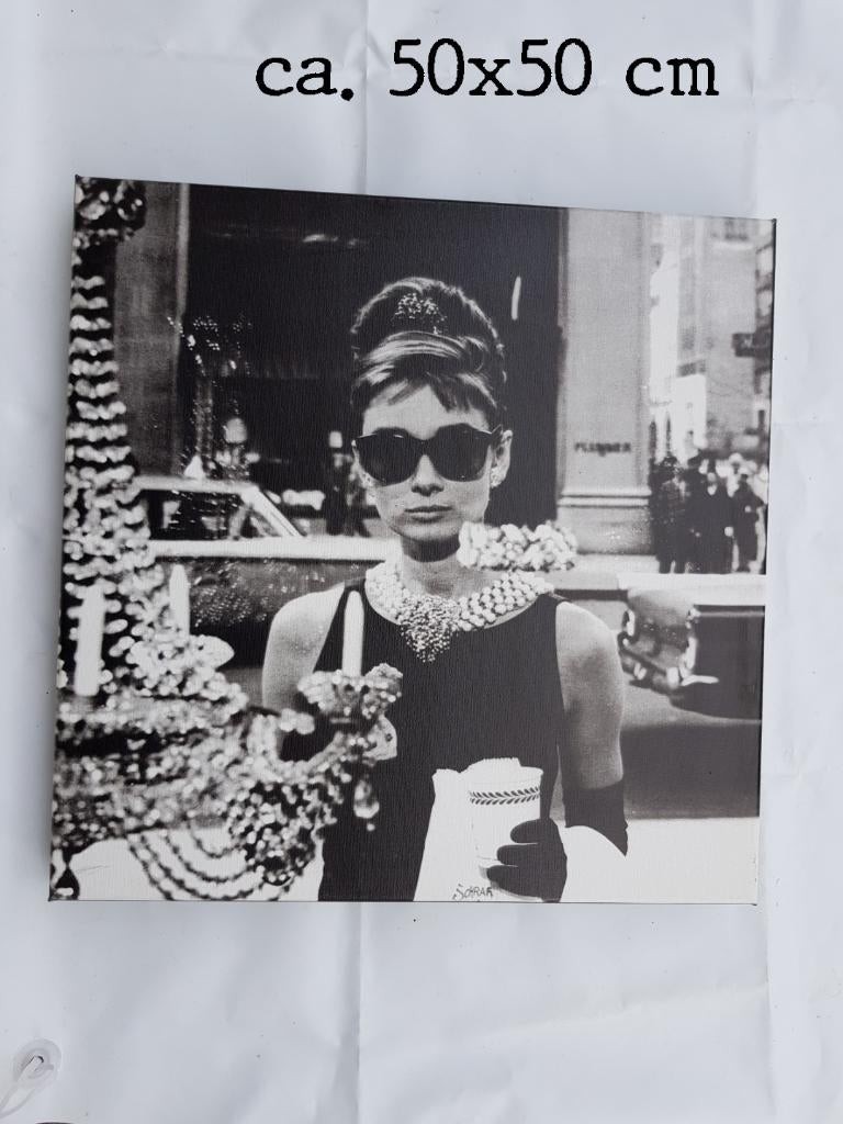 Canvas, Verzenden, Zo goed als nieuw, Schilderij, Minder dan 50 cm