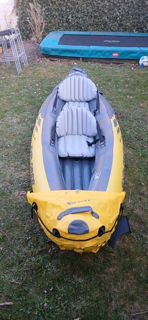 Intex Opblaasbare 2-persoons Kayak - Explorer K2, Watersport en Boten, Kajaks, Zo goed als nieuw, 2-persoons, Opblaasbaar, Ophalen